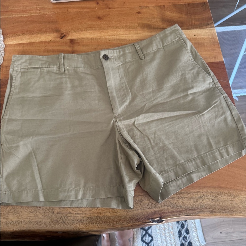 Ralph Lauren Men's Khaki Flat Front Shorts